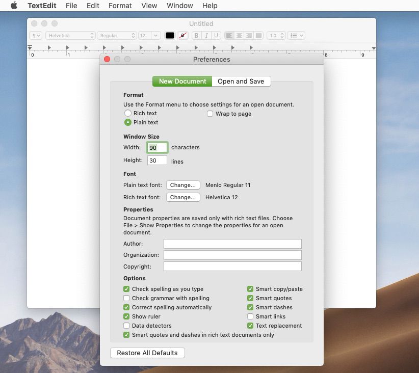 text file editor for mac